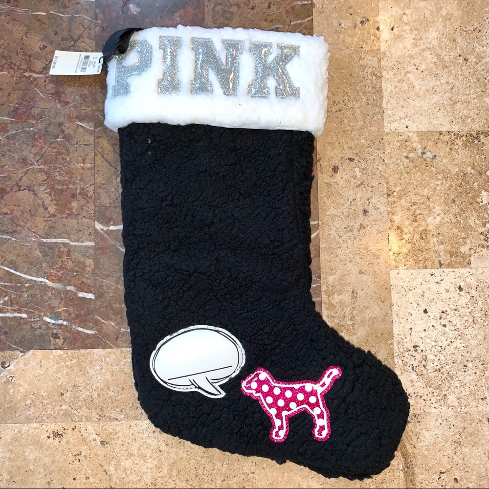 Women’s Victoria’s Secret PINK Fleece Stocking NEW